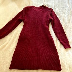 Sweater dress! Never worn! It was just too short for my work event.